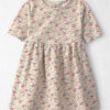 Toddler Girl Organic Cotton French Terry Dress in Floral