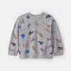 Toddler Boy Game Day Pullover Sweatshirt - Grey