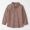 Boys Organic Cotton Flannel Button-Down Shirt