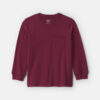 Toddler Boy Long-Sleeve Tee - Burgundy 5 Toddler Boy Long-Sleeve Tee - Burgundy
