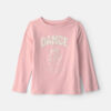 Girls Ballet Long-Sleeve Graphic Tee - Pink