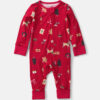 Baby Christmas PurelySoft™ 2-Way Zip Sleep & Play Pajamas - Red