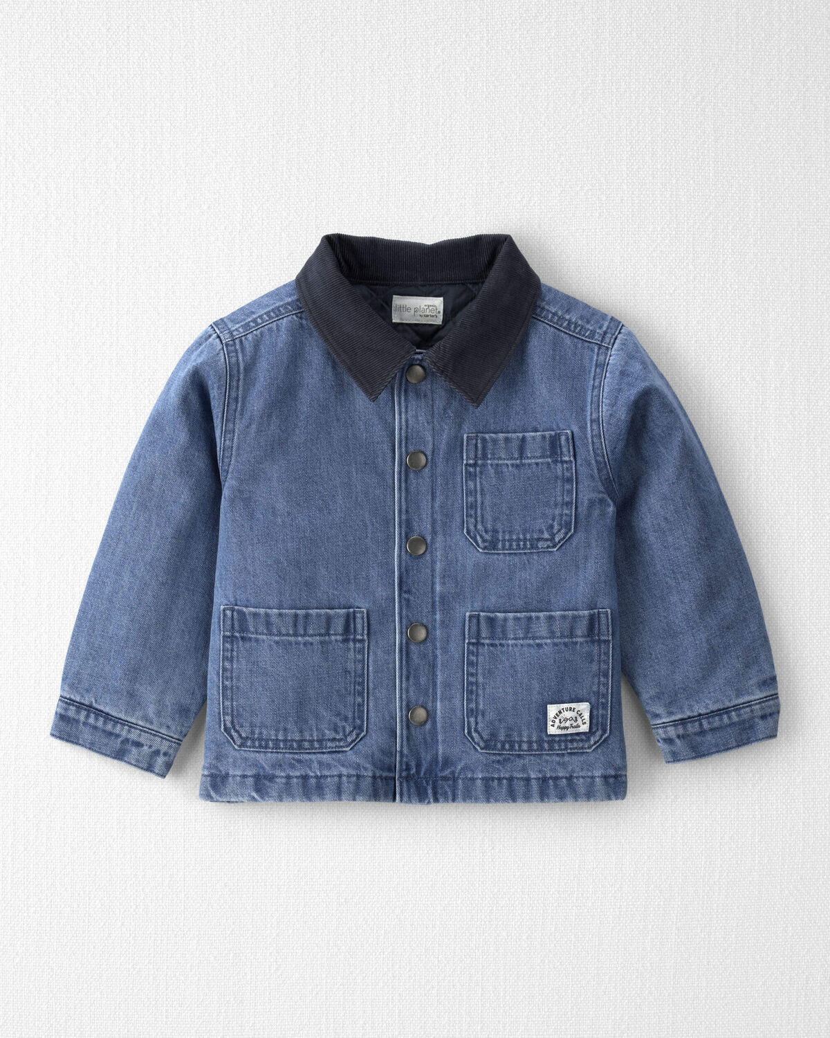 Toddler Organic Cotton Denim Barn Jacket 1 Toddler Organic Cotton Denim Barn Jacket