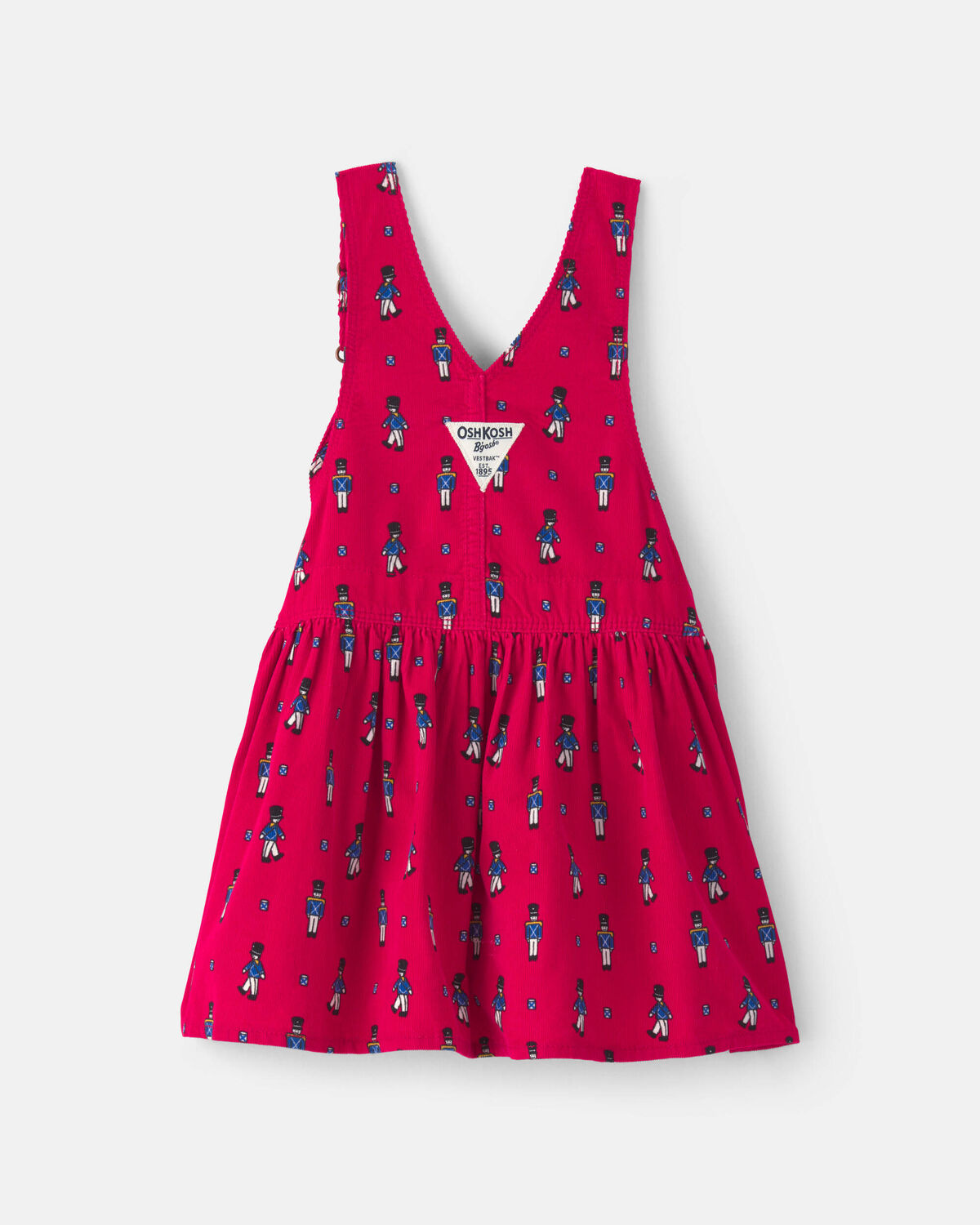 Toddler Girl Nutcracker Corduroy Skirtall - Red