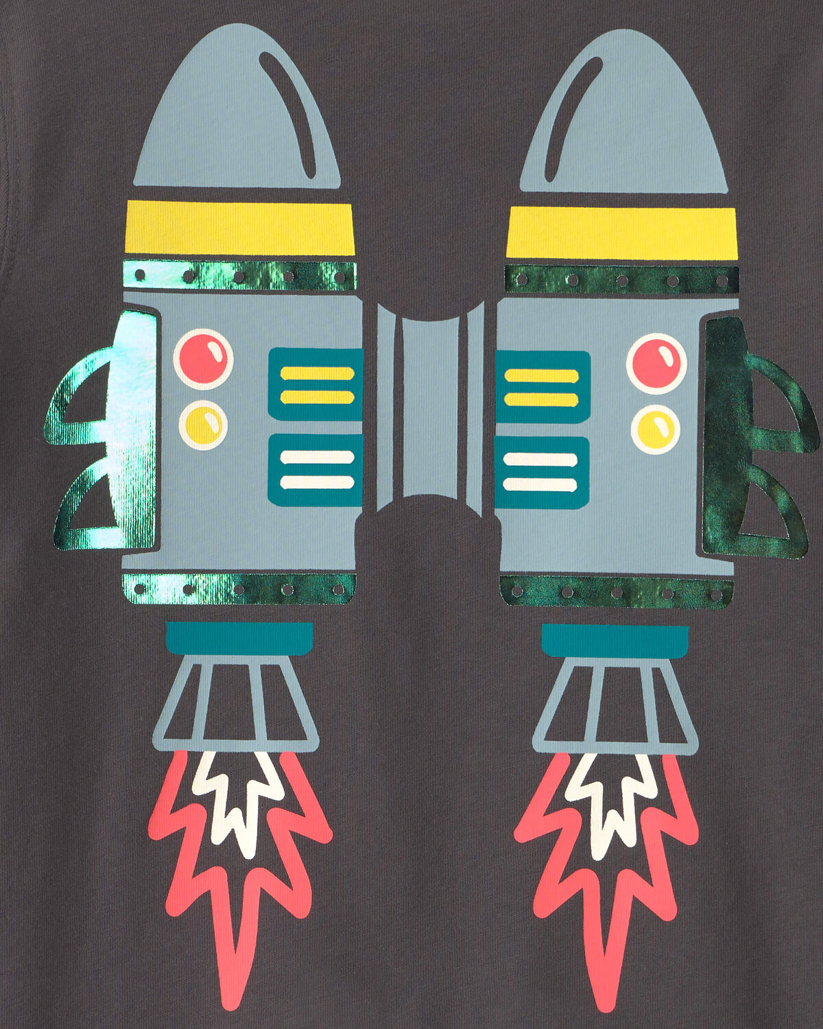 Toddler Boy Dino Jet Pack Long-Sleeve Graphic Tee - Grey 4 Toddler Boy Dino Jet Pack Long-Sleeve Graphic Tee - Grey