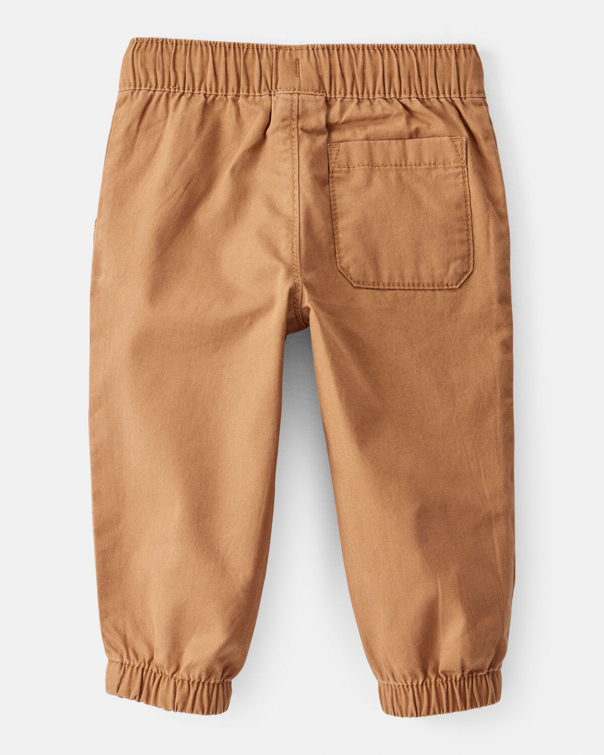 Baby Boy Cotton Everyday Pull-On Jogger - Brown 2 Baby Boy Cotton Everyday Pull-On Jogger - Brown