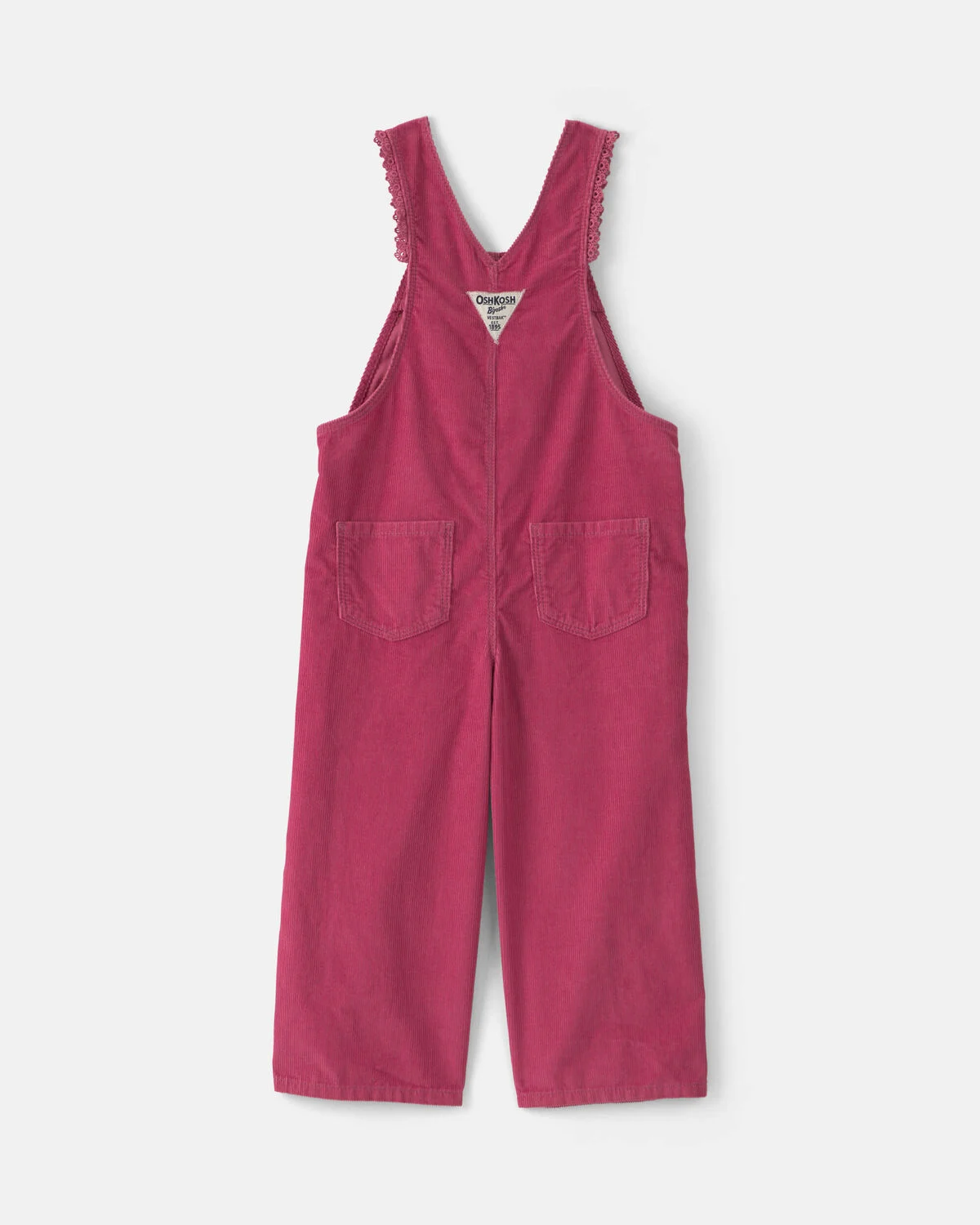 Toddler Girl Corduroy Overalls - Purple