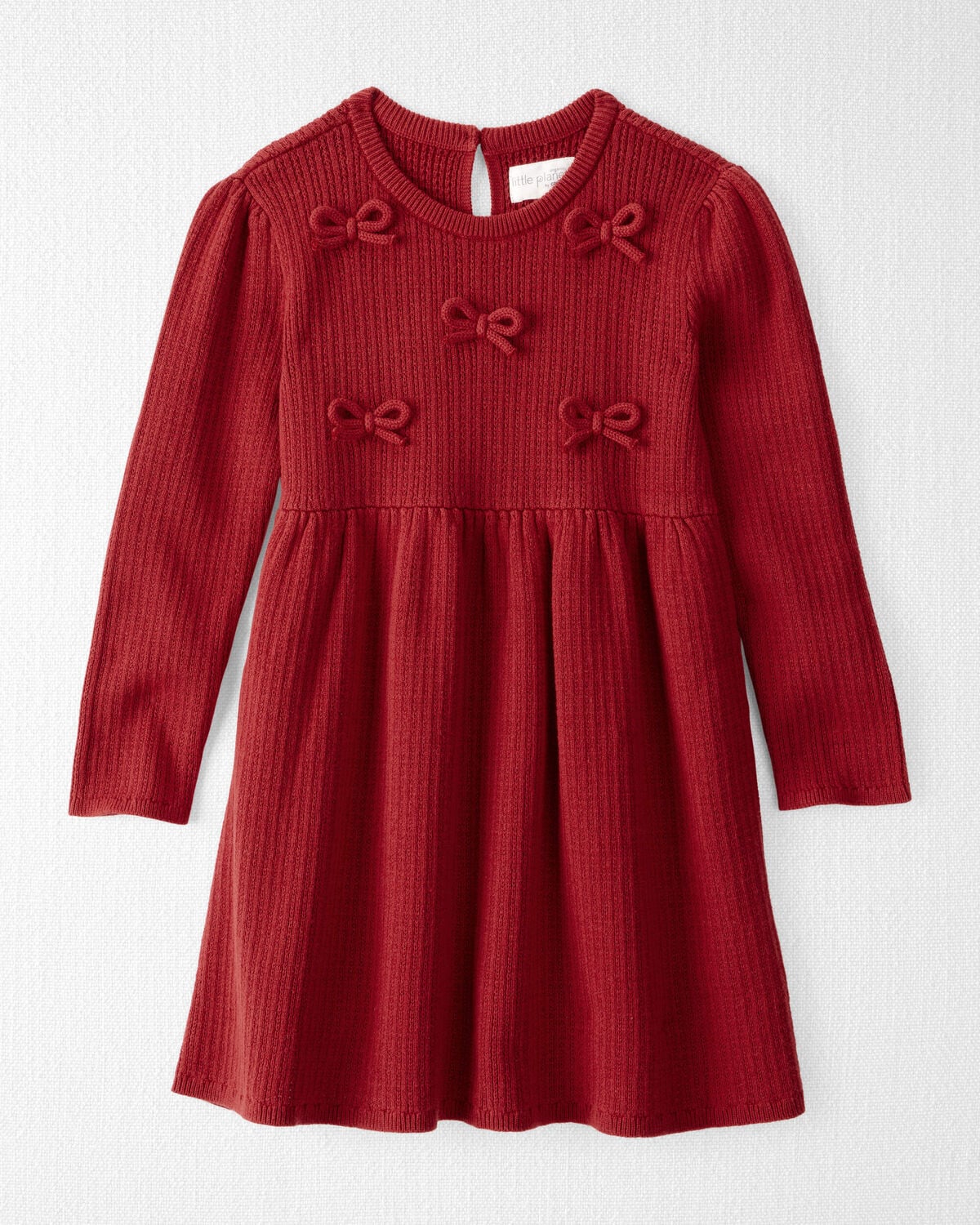 Toddler Girl Organic Cotton Sweater Knit Dress 1 Toddler Girl Organic Cotton Sweater Knit Dress