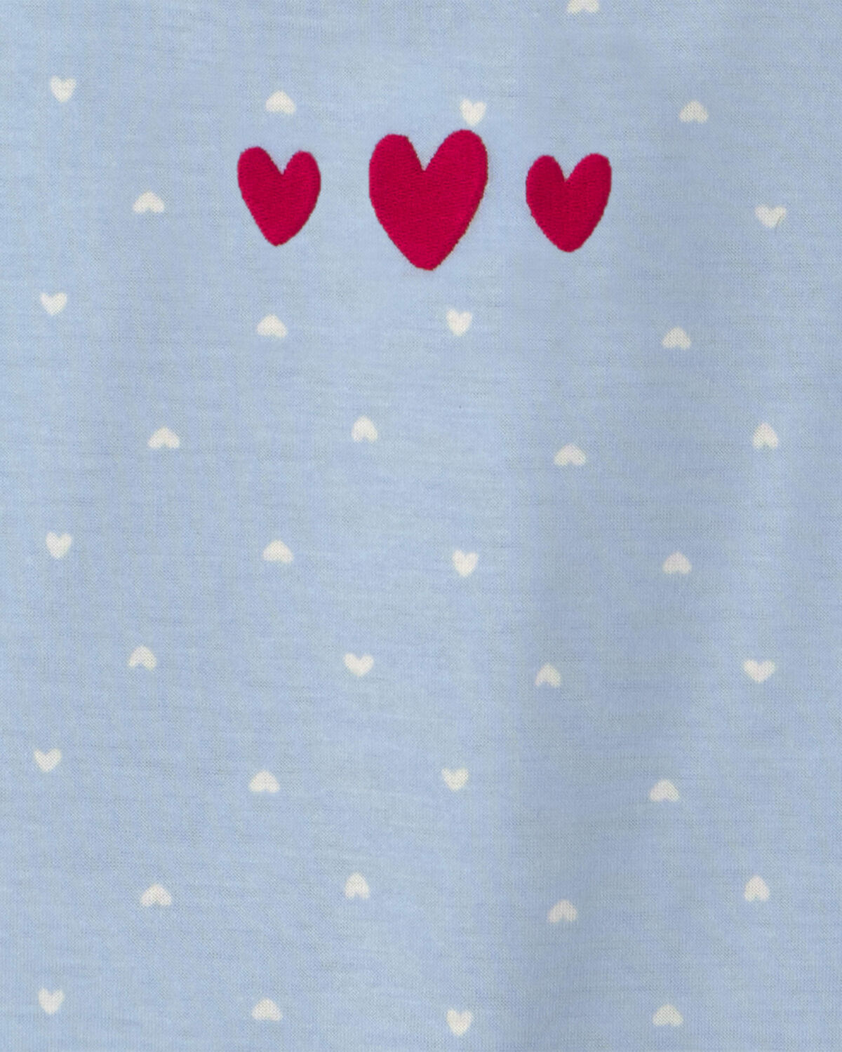 Girls 2-Pack Valentine's Day Loose Fit Night Gown - Pink/Blue