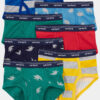 Toddler Boy 7-Pack Dinosaur Cotton Briefs Underwear