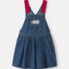 Toddler Girl Chambray Denim Skirtall - Medium Wash