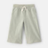 Baby Girl French Terry Drawstring Pants - Green