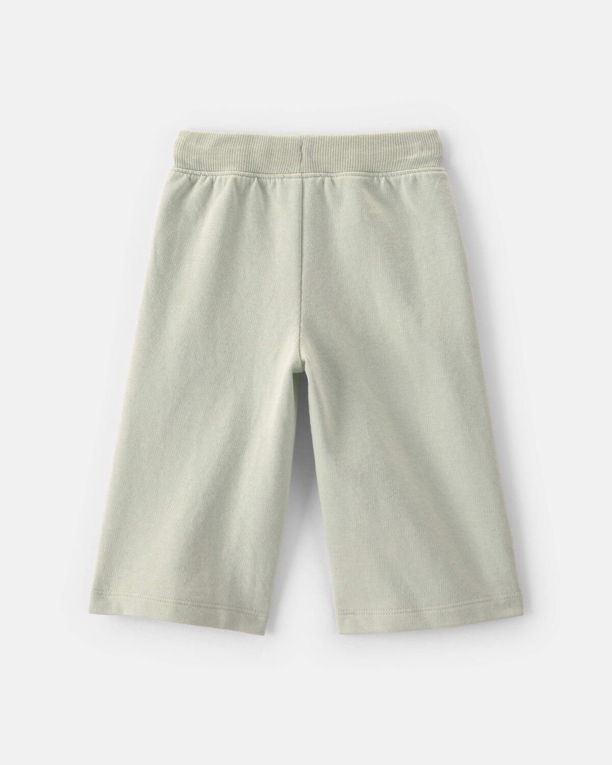 Baby Girl French Terry Drawstring Pants - Green