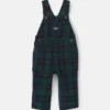 Baby Boy Plaid Corduroy Overalls - Navy Blue/Green 8 Baby Boy Plaid Corduroy Overalls - Navy Blue/Green