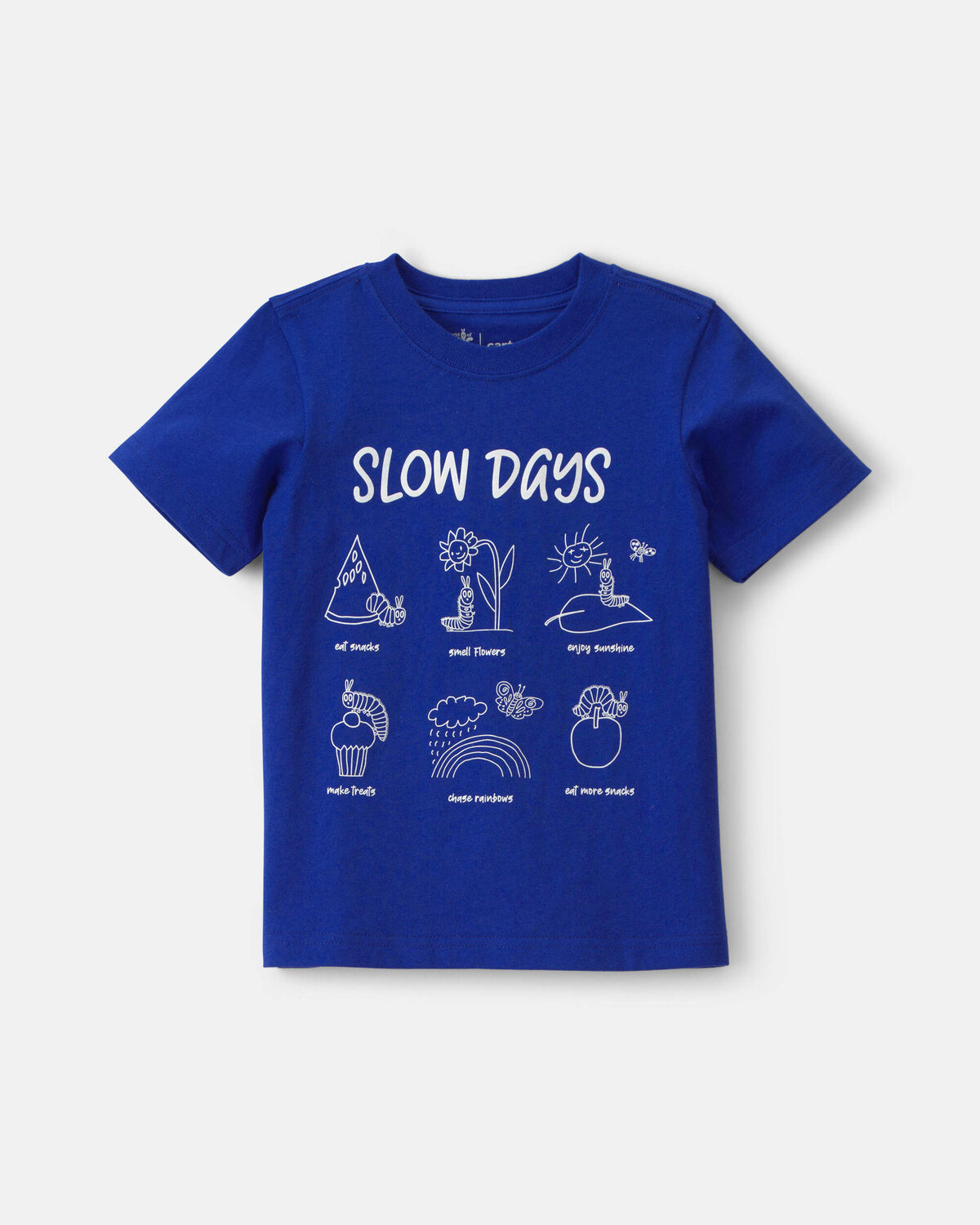 Toddler Boy Slow Days The Very Hungry Caterpillar Graphic Tee - Blue 1 Toddler Boy Slow Days The Very Hungry Caterpillar Graphic Tee - Blue