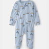 Baby Boy Plane 2-Way Zip PurelySoft Footie Sleep & Play Pajama - Blue