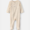 Baby Hello Baby' Cotton Sleep & Play Pajamas - Ivory