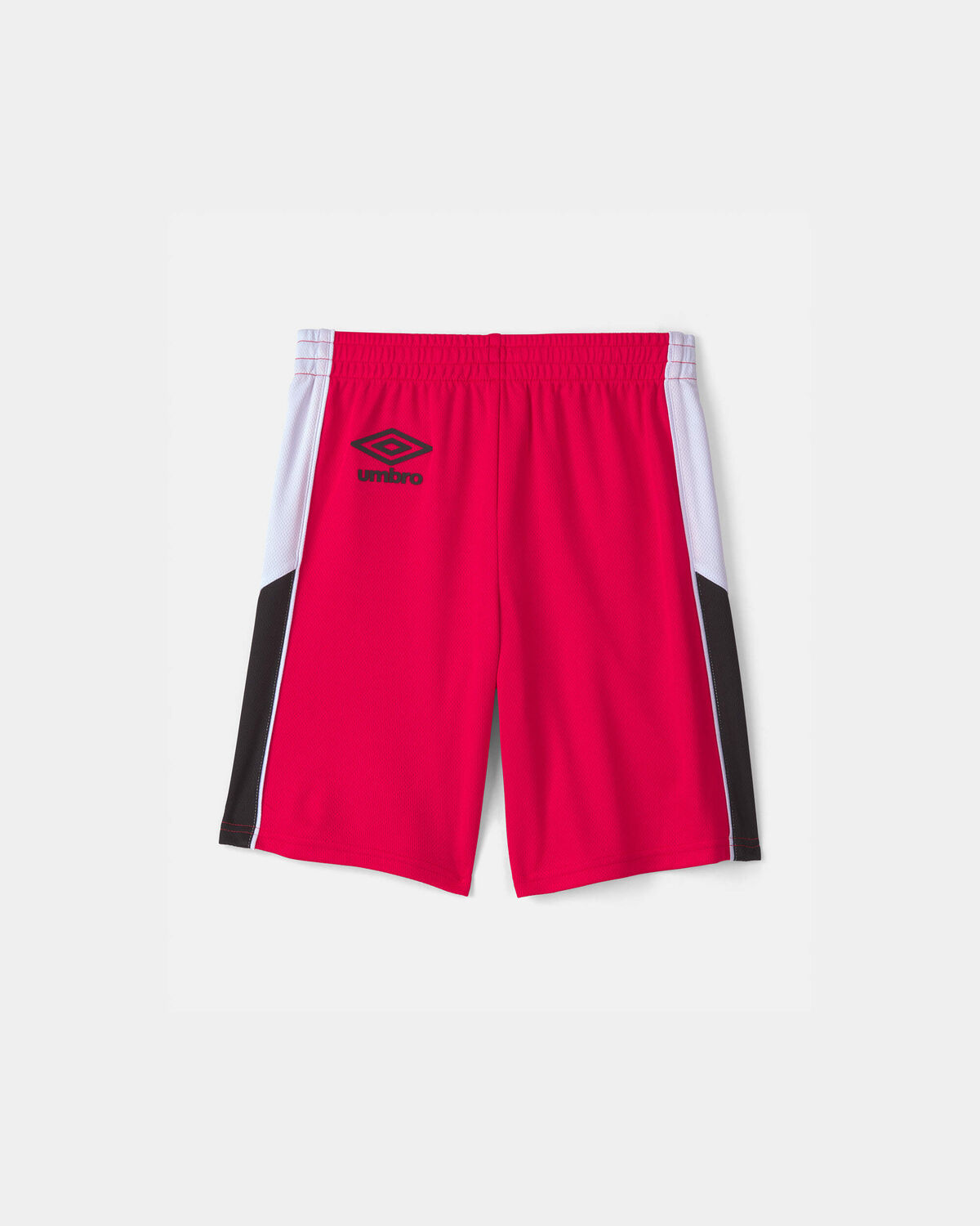 Kids Umbro Canada Mesh Soccer Shorts - Red/White/Black 3 Kids Umbro Canada Mesh Soccer Shorts - Red/White/Black
