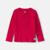 Toddler Boy Thermal Long-Sleeve Henley T-Shirt - Red