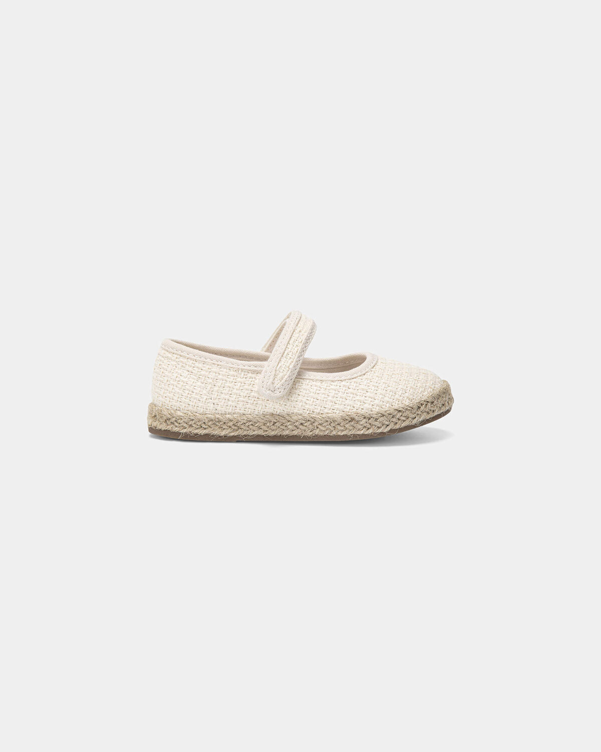 Toddler Girl Woven Casual Shoes - Cream