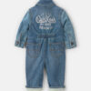 Baby OshKosh Logo Long-Sleeve Denim Jumpsuit - Medium Wash