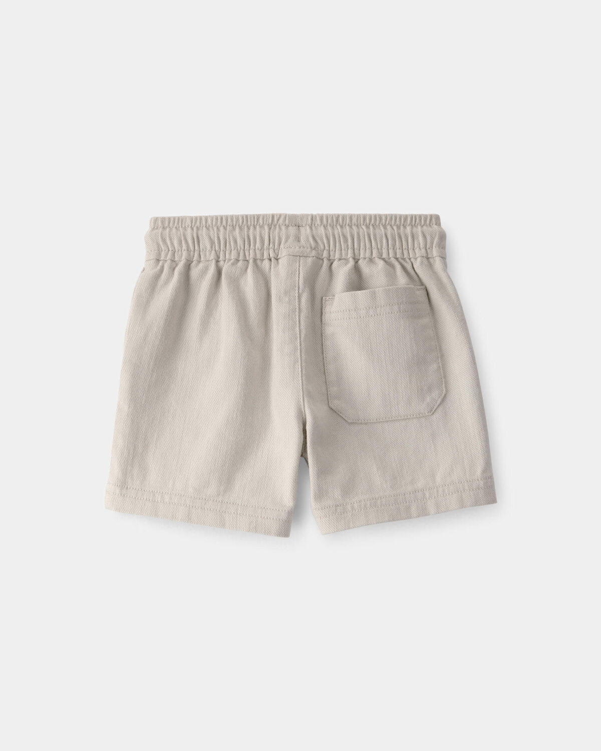 Baby Boy Twill Shorts - Light Khaki