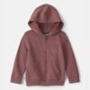 Toddler OshKosh Logo Zip-Up Hoodie - Brown