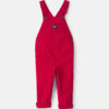 Toddler Girl Corduroy Overalls - Red