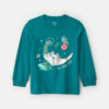 Toddler Boy 'Space Explorer' Dinosaur Long-Sleeve Graphic Tee - Green