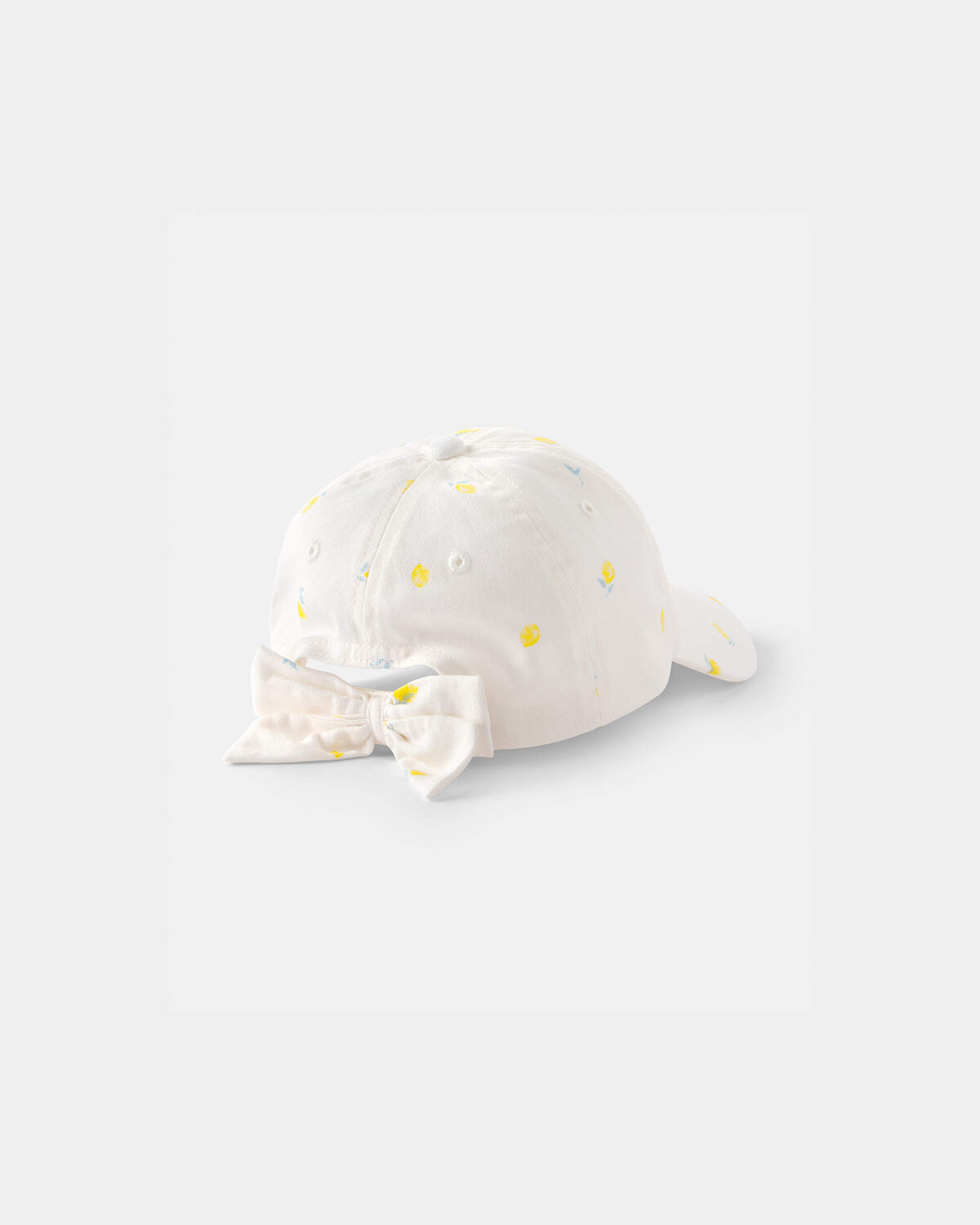 Girls Lemon Baseball Hat - White 2 Girls Lemon Baseball Hat - White