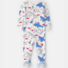 Baby Boy Shark 100% Cotton Snug Fit 1-Piece Pajama - Ivory/Blue 8 Baby Boy Shark 100% Cotton Snug Fit 1-Piece Pajama - Ivory/Blue