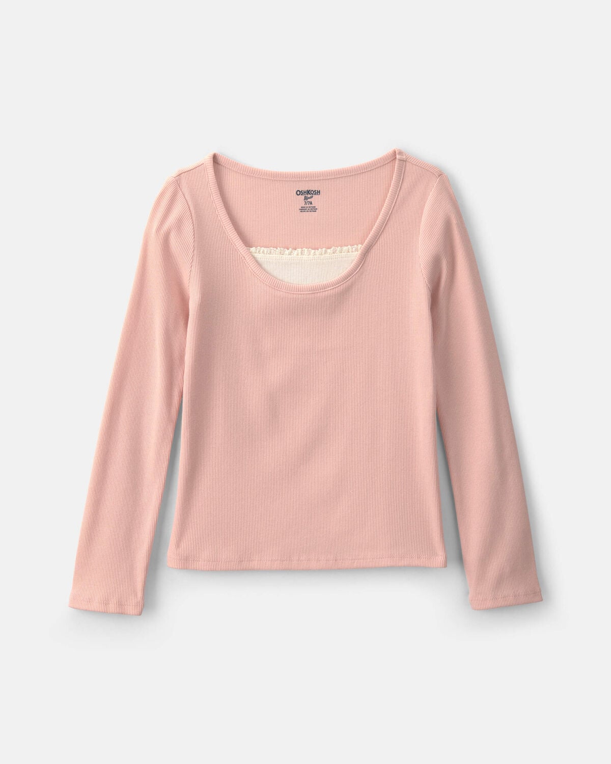 Girls Long-Sleeve Top - Pink 1 Girls Long-Sleeve Top - Pink