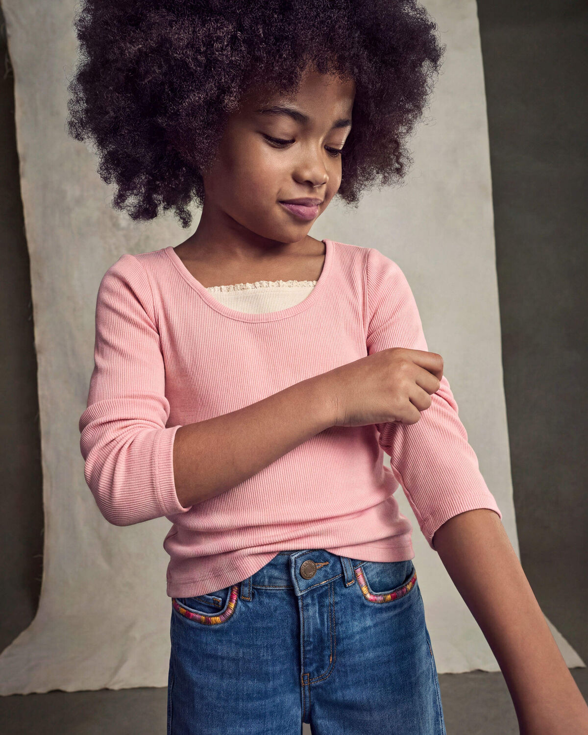 Girls Long-Sleeve Top - Pink 2 Girls Long-Sleeve Top - Pink