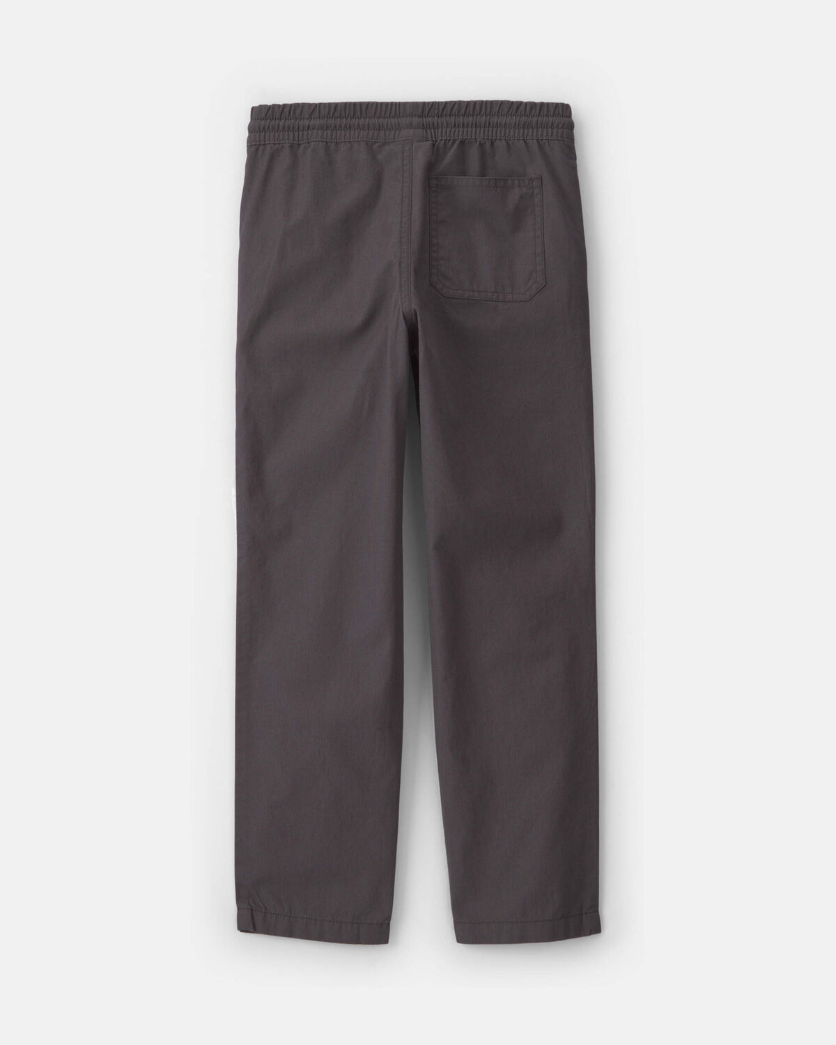 Boys Canvas Pull-On Pants - Grey