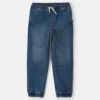 Boys Denim Relaxed Joggers - Medium Wash