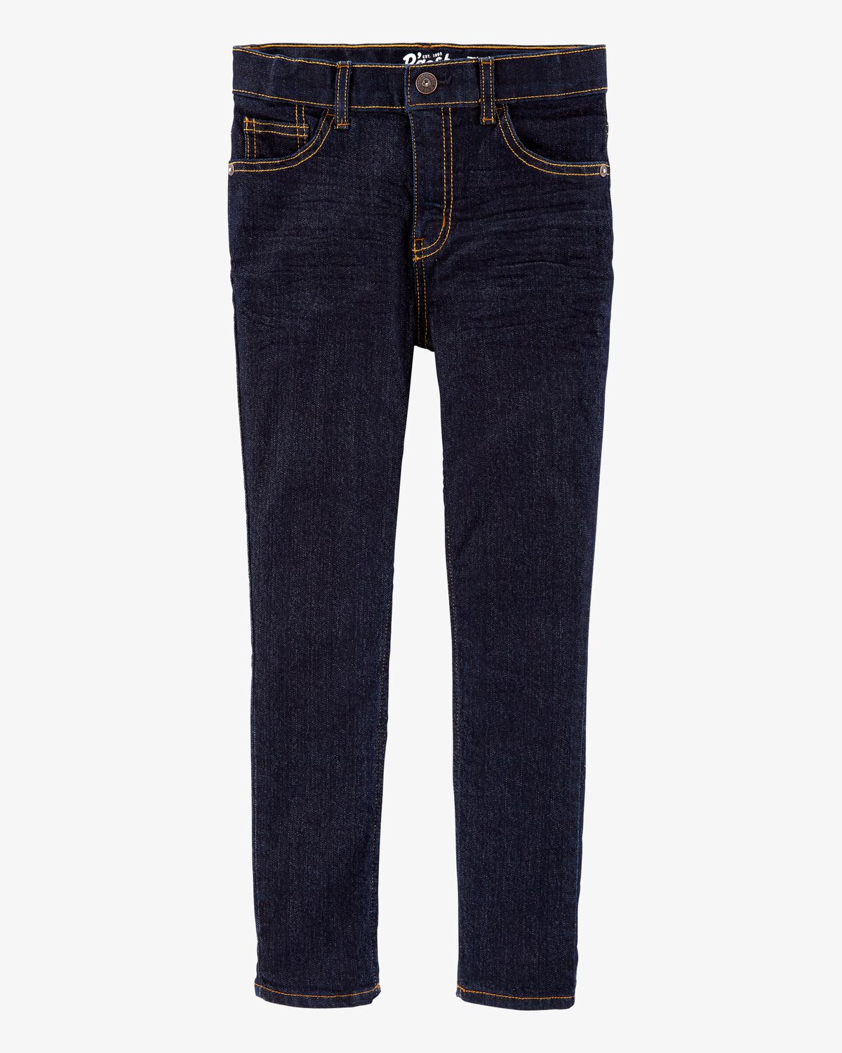 Kid Dark Blue Wash Skinny-Leg Jeans 1 Kid Dark Blue Wash Skinny-Leg Jeans