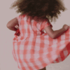 Toddler Girl Avenue Twirl™ Gingham Scalloped Dress - Light Pink/Orange