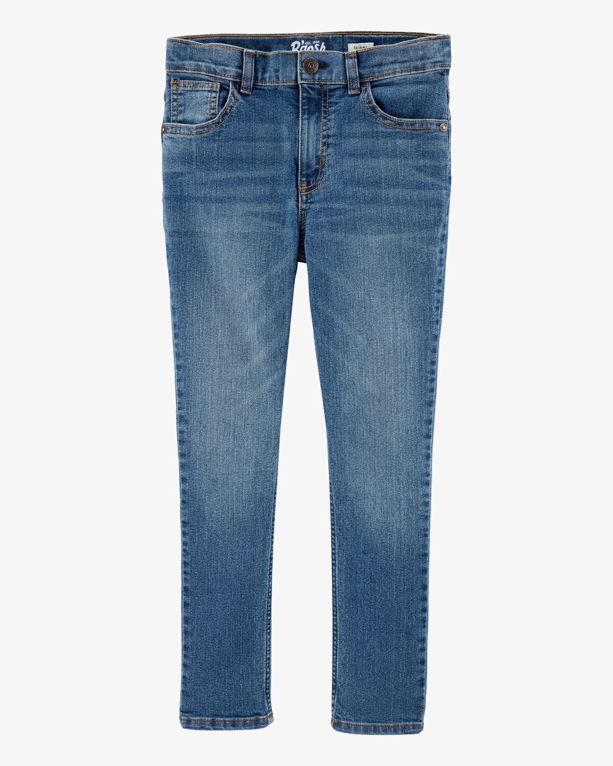 Boys Medium Blue Wash Skinny-Leg Jeans 1 Boys Medium Blue Wash Skinny-Leg Jeans