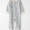 Baby Organic Cotton Sleep & Play Pajamas in Stripes