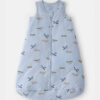 Baby Boy Plane 2-Way Zip PurelySoft Wearable Blanket - Blue