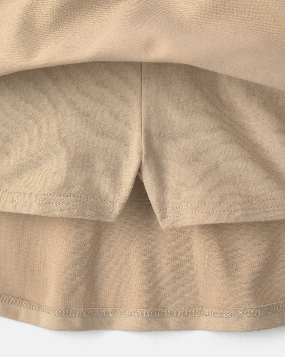 Toddler Girl Uniform Ponte Skort - Khaki 2 Toddler Girl Uniform Ponte Skort - Khaki