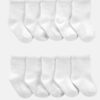 Baby Girl 10-Pack Scallop Crew Socks 4 Baby Girl 10-Pack Scallop Crew Socks