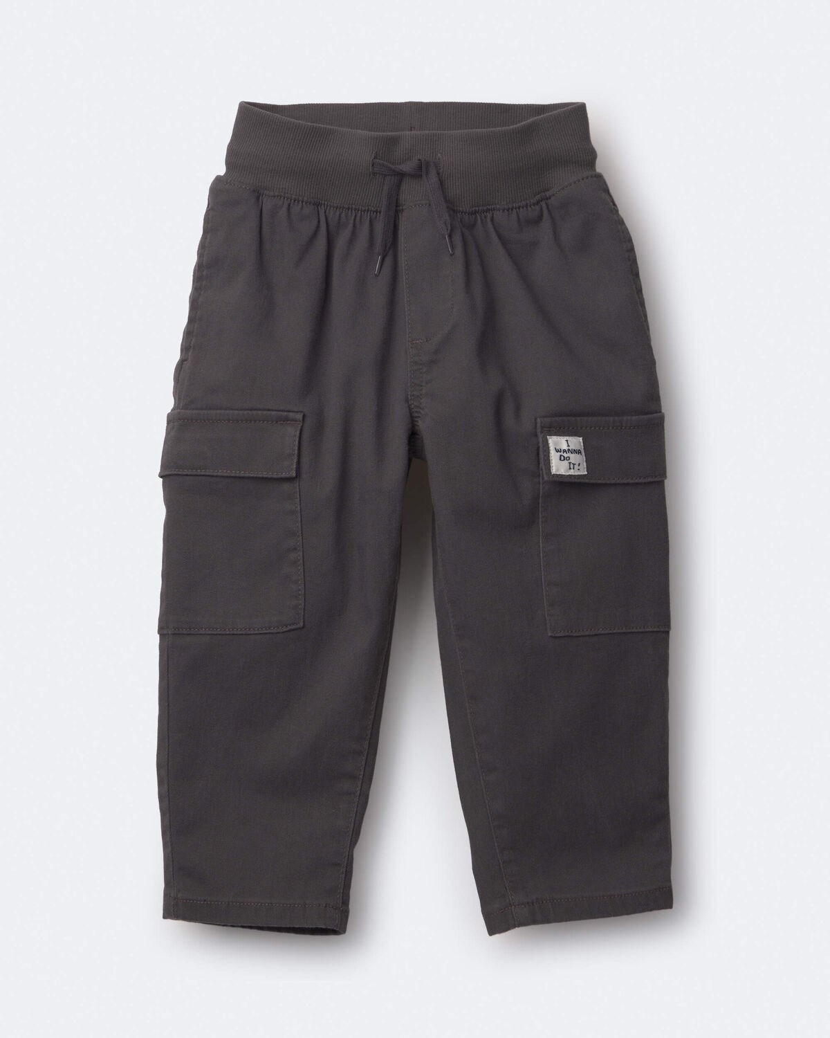 Toddler Boy Cargo Pant - Dark Grey