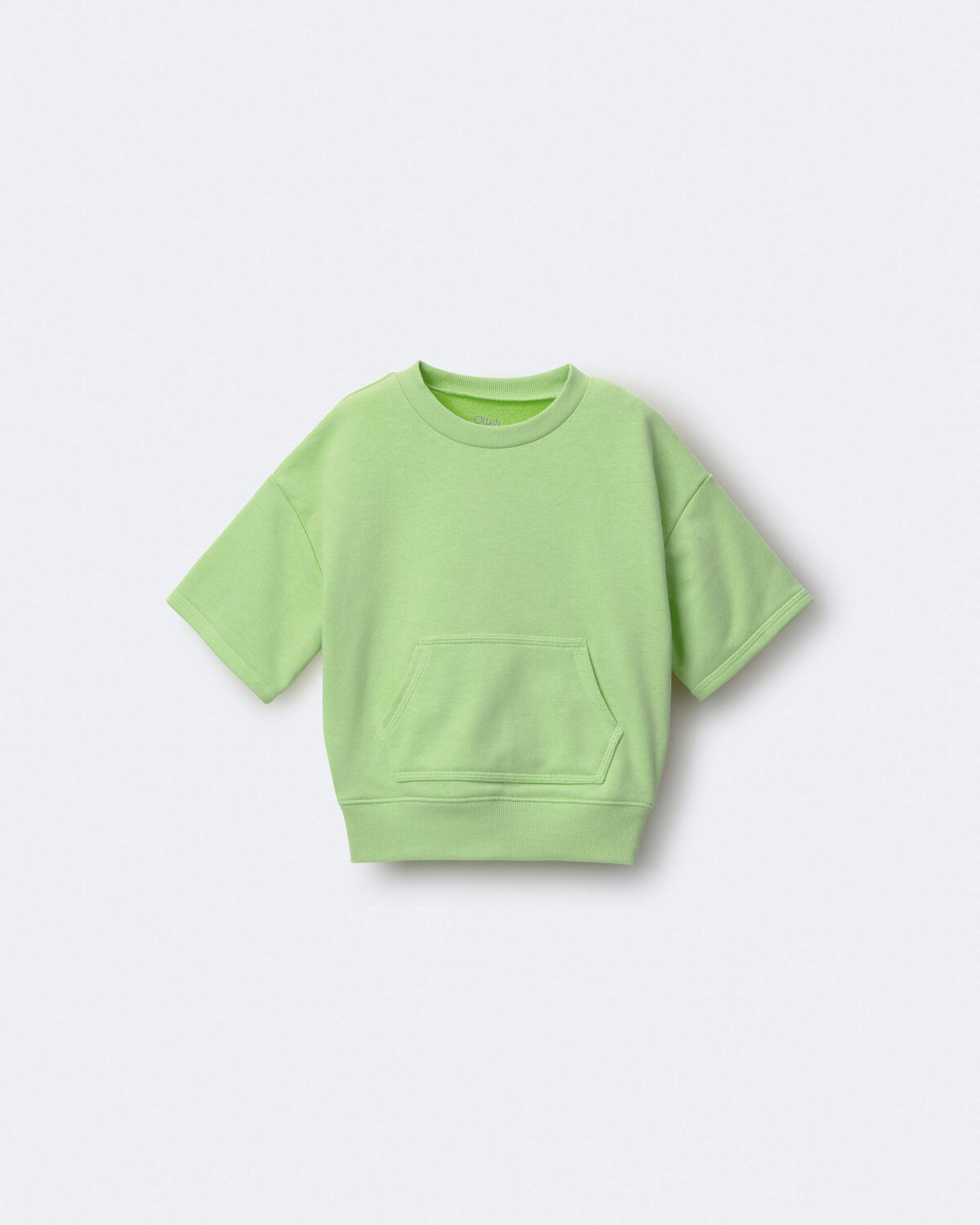 Toddler Breezy Top with Pocket - Lime Green 2 Toddler Breezy Top with Pocket - Lime Green