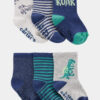 Baby Boy 6-Pack Dinosaur Socks