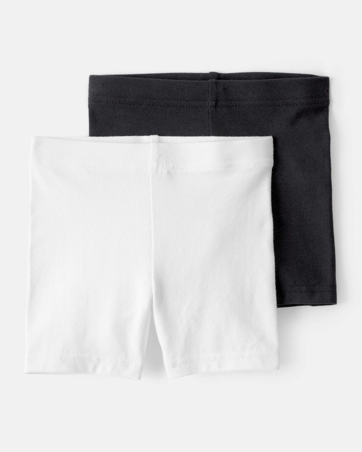 Toddler Girl 2-Pack Cartwheel Shorts - Black/White 1 Toddler Girl 2-Pack Cartwheel Shorts - Black/White