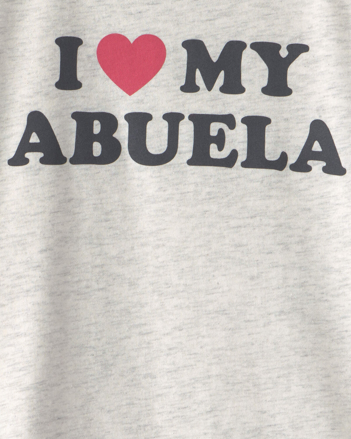 Toddler 'I Love My Abuela' Graphic Tee - Grey