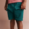 Toddler Boy French Terry Cargo Shorts - Green 3 Toddler Boy French Terry Cargo Shorts - Green