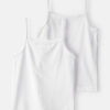 Girls 2-Pack Cami Tank Tops - White