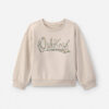 Toddler Girl 'Oshkosh' Pullover Sweatshirt - Cream